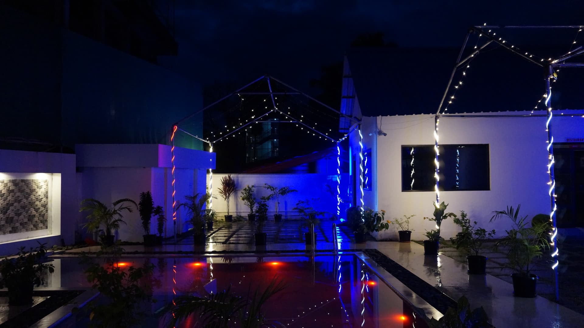 Swimming Pool — Evening Ambience